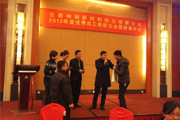 南宫NG28国际股份2013年度优秀员工表彰大会暨新春年会